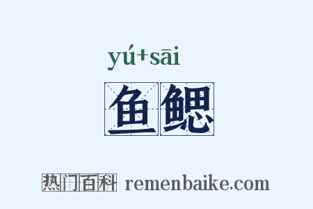 鱼鳃是什么意思的图片